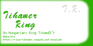 tihamer ring business card
